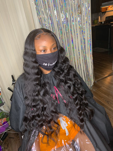 Sew Nice lace closure one on one class